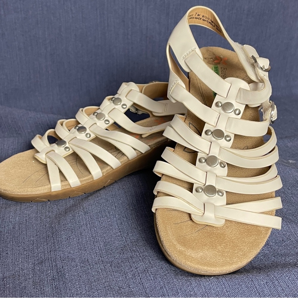Women's White Gladiator Sandals Baretraps
